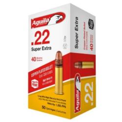 500 Munitions Aguila Cal.22LR HV SP 40Grs
