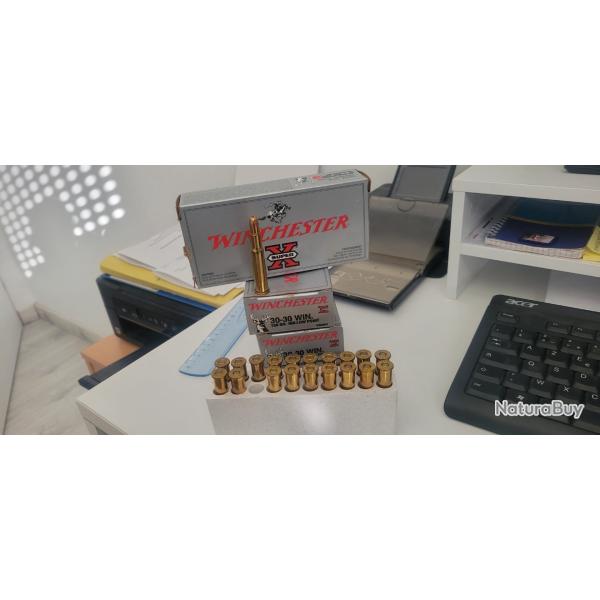 20 Munitions WINCHESTER cal 30-30 Win 150gr Hollow Point