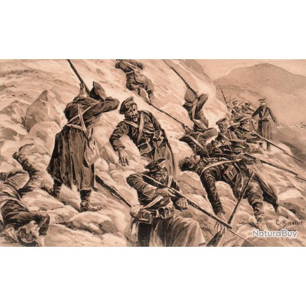 CPA -Premi�re Guerre mondiale, division russe dans les Carpates -N�7291