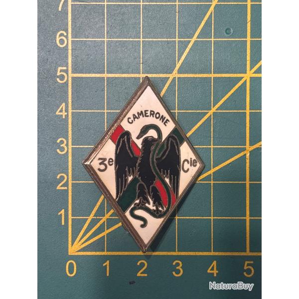 Insigne 4eme REI - 3eme Compagnie  Bataille de Camerone