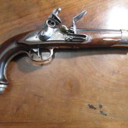 Beau rare pistolet de garde du corps du roi 1er mod&egrave;le de 1814 de Manufacture Rle de Maubeuge