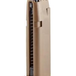CHARGEUR 22 COUPS GLOCK 19X BBS 6MM GAZ 1J - COYOTE