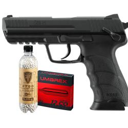 PACK HK45 BBS 6MM CO2 2,0J + 2700 BBS 6MM EF BIO 0.25G ET 5 CO2