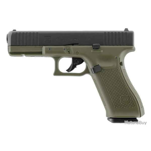 PIST GLOCK 17 GEN5 BBS 6MM CO2 2,0 J BLACK BATTLEFIELD GREEN