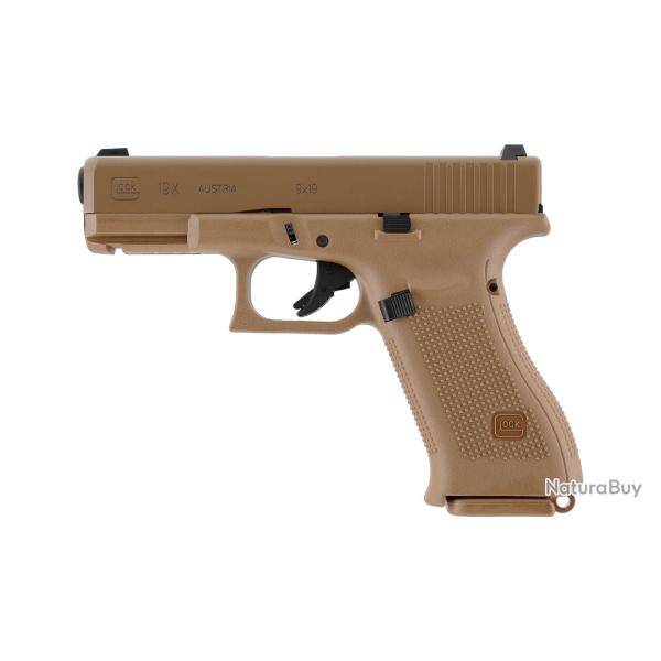 PIST GLOCK 19X BBS 6MM GAZ 1J - COYOTE