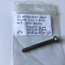 VENDU PAR LE-CUIRASSIER VIS DE TRAVERSE DE FUSIL A SILEX MODELE AN9 -1777-DRAGON -1822 D'ORIGINE