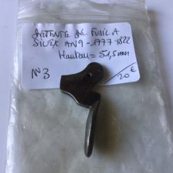 VENDU PAR LE-CUIRASSIER N&deg; 3 DETENTE DE FUSIL A SILEX MODELE AN9 -1777-DRAGON -1822 D'ORIGINE