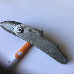 VENDU PAR LE-CUIRASSIER PLATINE CHARLEVILLE FUSIL A SILEX MODELE AN9 -1777-DRAGON -1822 D'ORIGINE