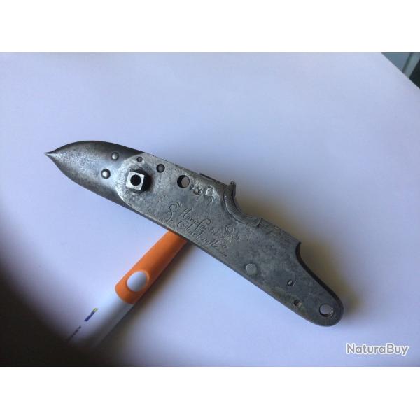 VENDU PAR LE-CUIRASSIER PLATINE CHARLEVILLE FUSIL A SILEX MODELE AN9 -1777-DRAGON -1822 D'ORIGINE