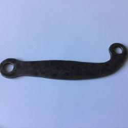 VENDU PAR LE-CUIRASSIER CONTRE PLATINE FER FUSIL A SILEX MODELE AN9 -1777-DRAGON -1822 D'ORIGINE