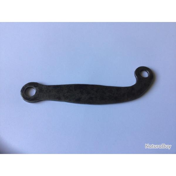 VENDU PAR LE-CUIRASSIER CONTRE PLATINE FER FUSIL A SILEX MODELE AN9 -1777-DRAGON -1822 D'ORIGINE