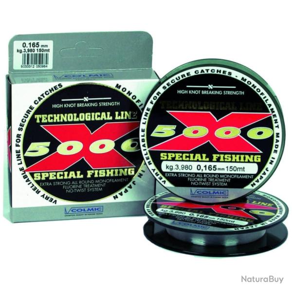 COLMIC VISLIJN X5000 150M COLMIC 0,22mm 150 m