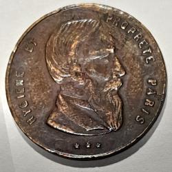 M&eacute;daille Laiton Hygi&egrave;ne et propret&eacute; Paris - Exposition universelle de Paris 1867