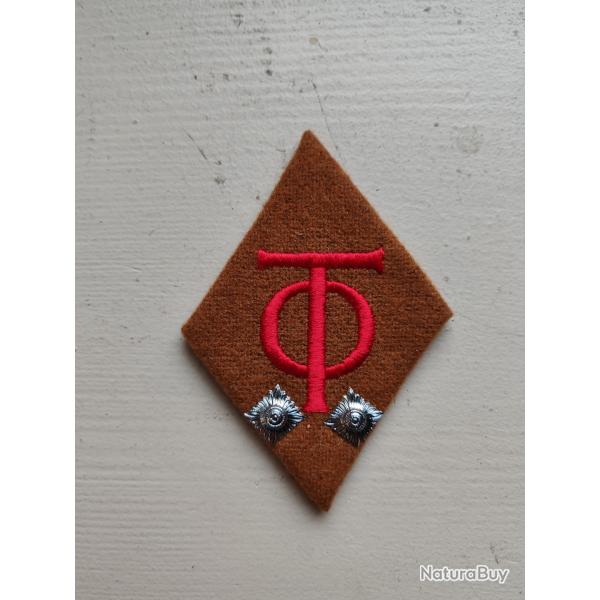 TRES BELLE R�PLIQUE DE L INSIGNE EN TISSU DE L O.T. MODELE 3