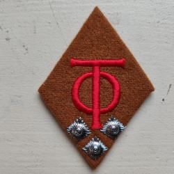 TRES BELLE R&Eacute;PLIQUE DE L INSIGNE EN TISSU DE L O.T. MODELE 4