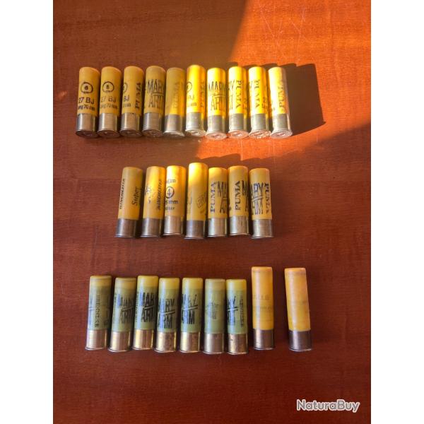 Lot 26 munitions calibre 20