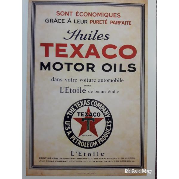affiche texaco