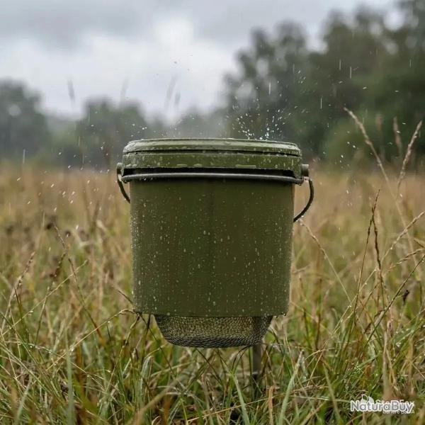 Agrainoir gibier 5 L avec pied acier 80 cm