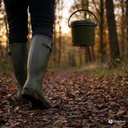 Lot de 10 agrainoirs gibier 5 L sans pied