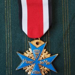 Croix Pour le M&eacute;rite - reproduction - d&eacute;coration allemande