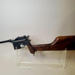 Pistolet mauser c96 calibre 7.63 et sont etuis