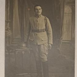 Carte photo soldat 15&egrave;me G&eacute;nie guerre 14/18 WW1