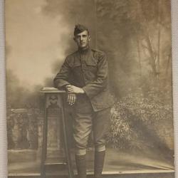 Carte photo soldat am&eacute;ricain US Army guerre 14/18 WW1