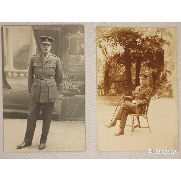 Cartes photo Officier Anglais Red Cross M�dical D�partement 14/18 WW1