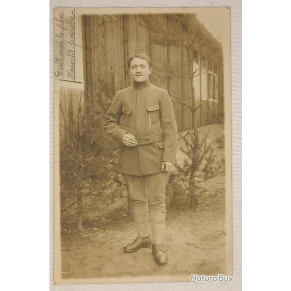 Carte photo Officier 44�me G�nie prisonnier 1916 guerre 14/18 WW1