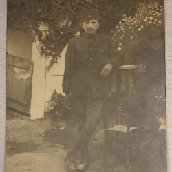Carte photo soldat 1er ZOUAVE guerre 14/18 WW1