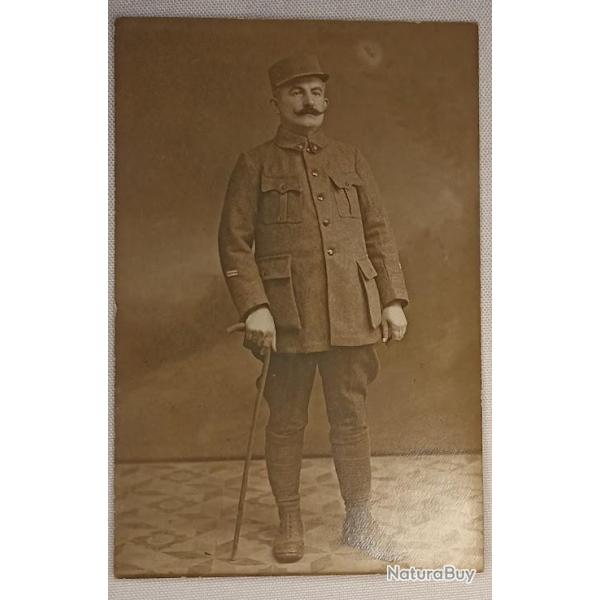 Carte photo Officier du 2�me d'Artillerie guerre 14/18 WW1