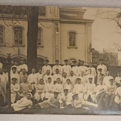 Carte photo H&ocirc;pital Militaire Allemand guerre 14/18 WW1