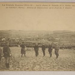 Carte postal remise d&eacute;coration 4&egrave;me Zouave 14/18 WW1