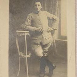 Carte photo soldat 49&egrave;me d'Artillerie BORDEAUX guerre 14/18 WW1