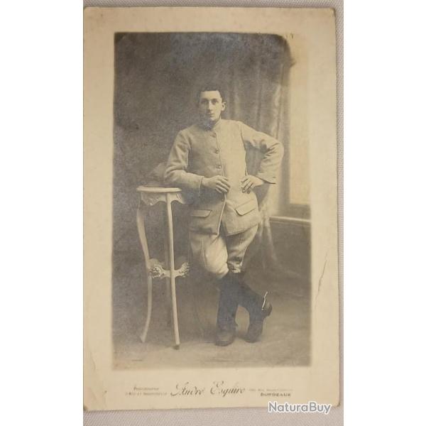Carte photo soldat 49�me d'Artillerie BORDEAUX guerre 14/18 WW1