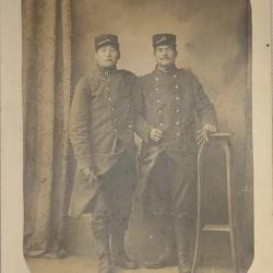 Carte photo soldat 11&egrave;me de ligne 1914 pioupiou guerre 14/18 WW1