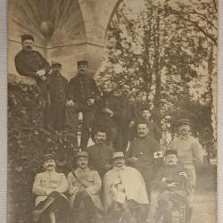 Carte photo Officier Service de Sant&eacute; guerre 14/18 WW1