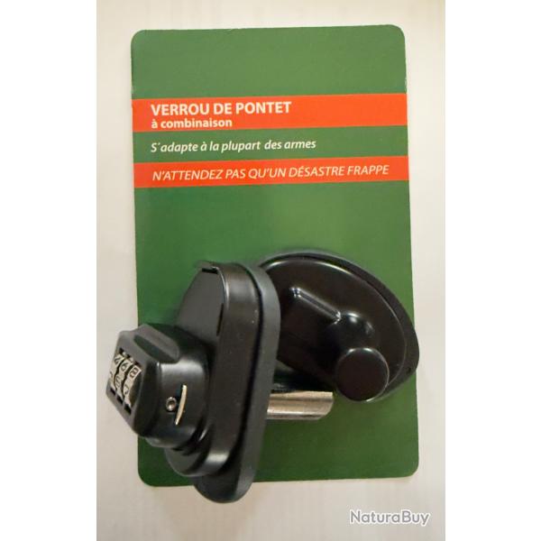 Verrou de pontet � combinaison