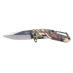 COUTEAU PLIANT TACTIQUE THIRD MOTIF CAMOUFLAGE