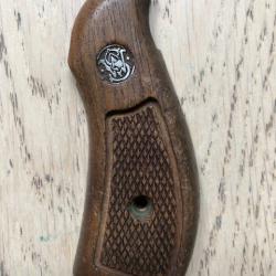 Plaquette gauche S&W K round butt