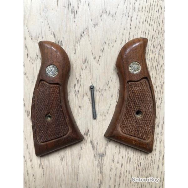 Plaquettes d'occasion S&W K square butt