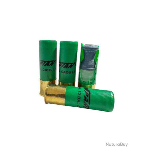 NOBELSPORT BALLE DE DEFENSE CAOUTCHOUC CALIBRE 12 PAR 10