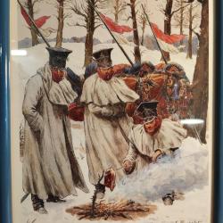 Illustration Napol&eacute;onienne - Garde Imp&eacute;riale Chevau-L&eacute;gers Polonais - I. Rousselot - Encadr&eacute;e