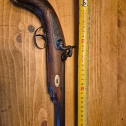 Tr&egrave;s beau Pistolet de voyage &agrave; percussion vers 1840