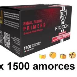 1500 Amorces Fiocchi Small Pistol