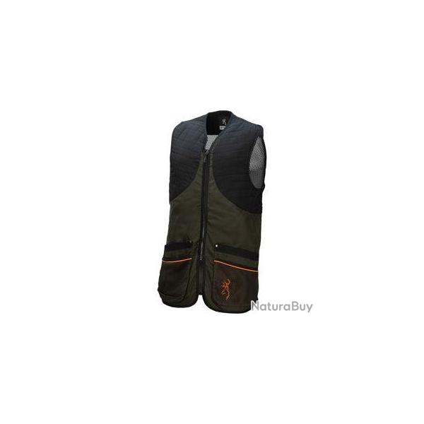 Gilet de tir Browning The Classic - Vert Bouteille / 3XL