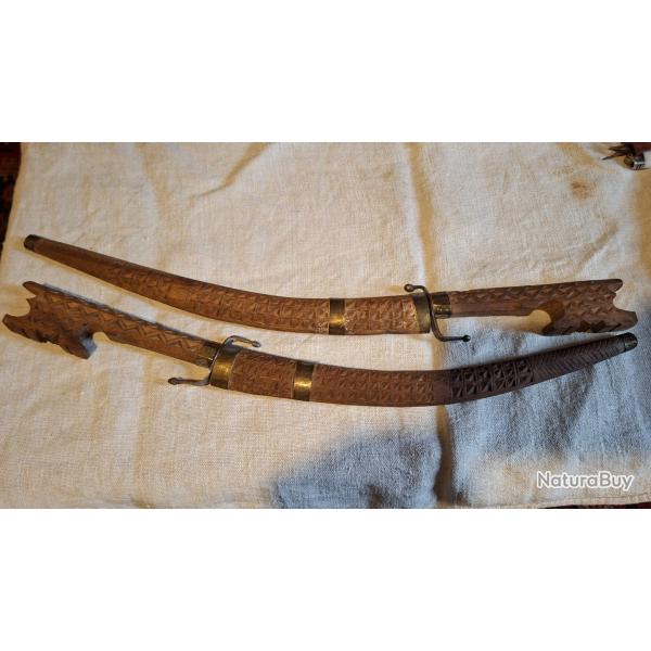 Paire de grand couteaux Afrique du Nord ? D�but XX �me