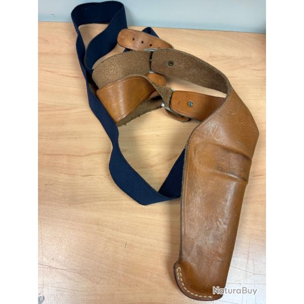 Holster d'�paule en cuir pour revolver