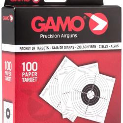 GAMO CIBLES CARTON 14X14CM X100