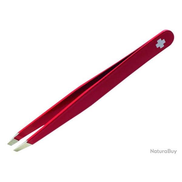 PINCE A EPILE RUBIS SLANT ROUGE